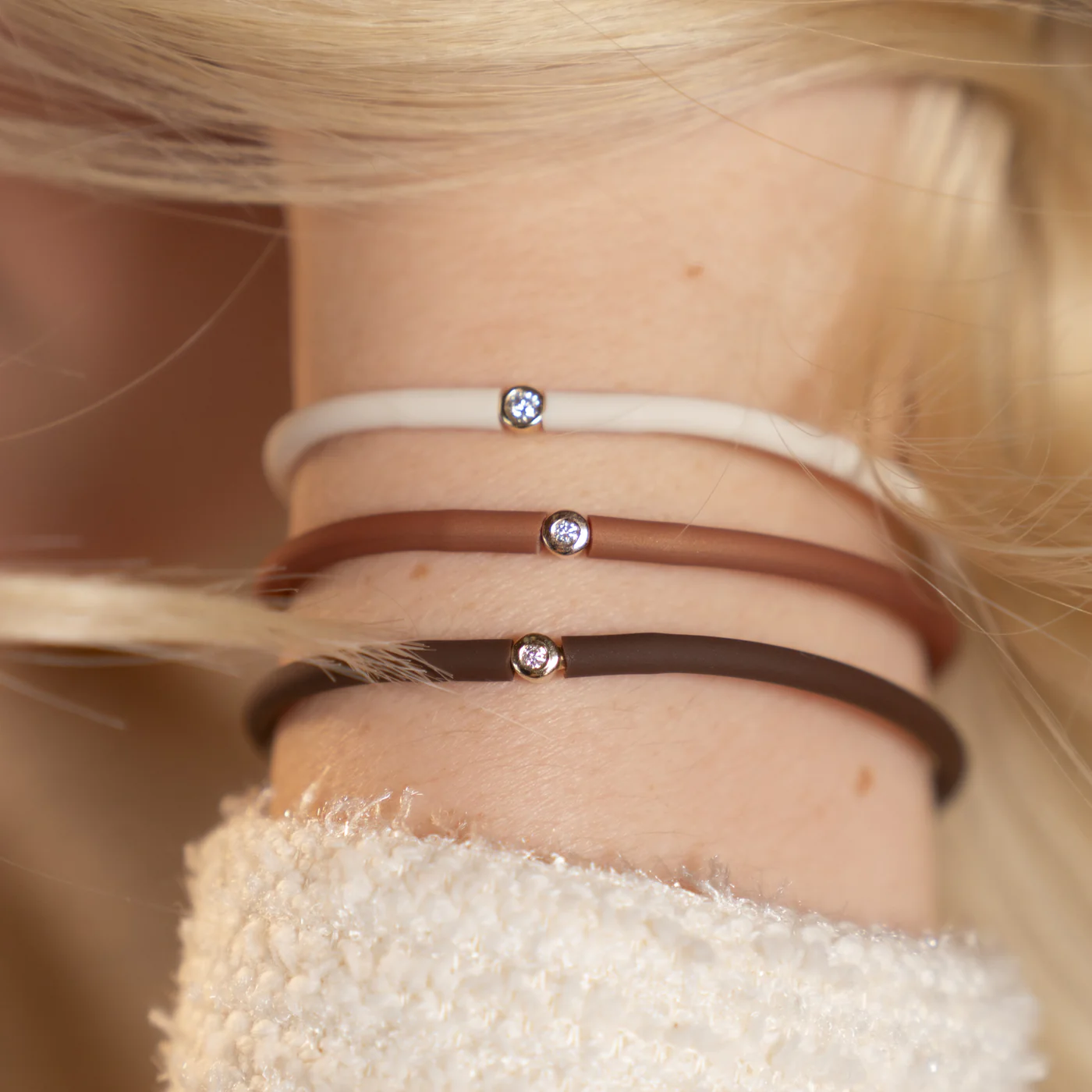 Rainbow Armband Nahaufnahme