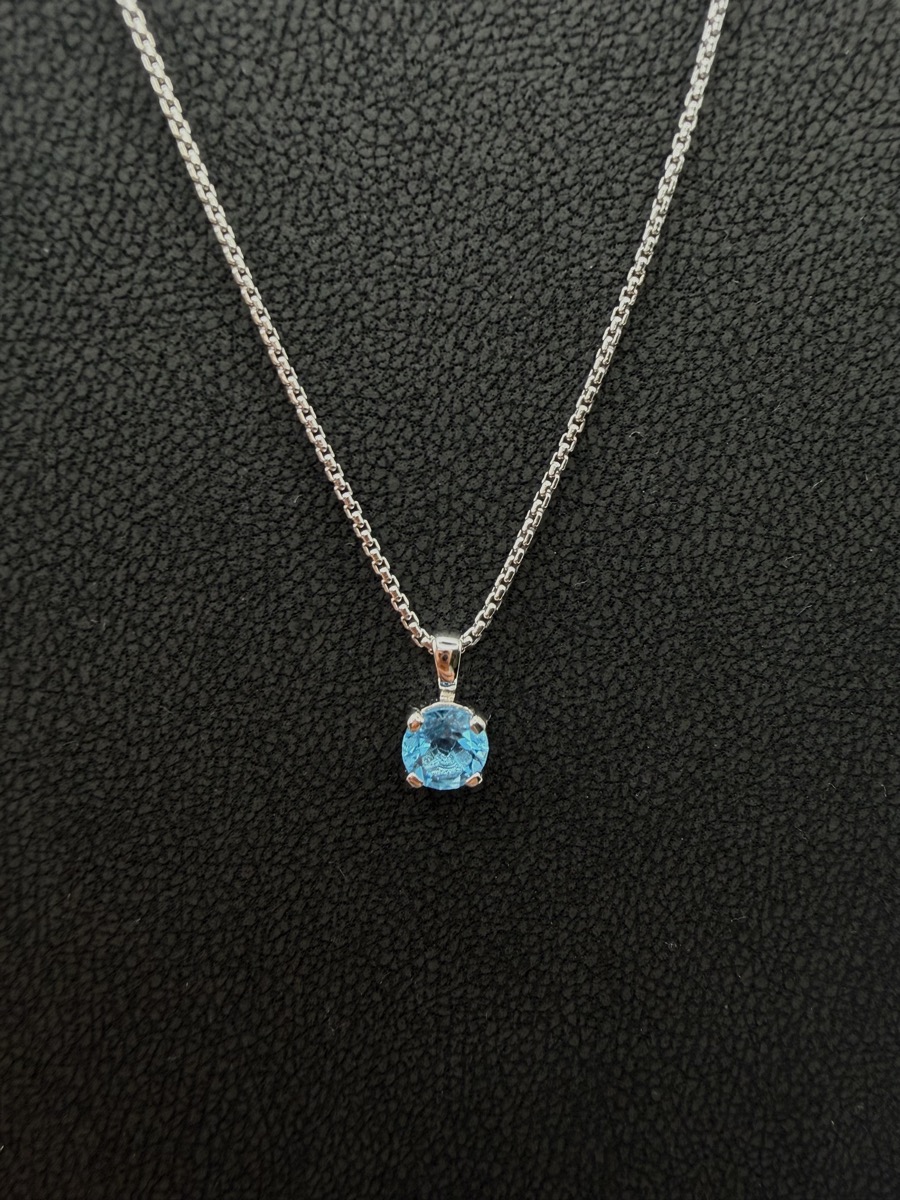 Fritsch Sterling Anhänger Silber 925 mit Swiss Blue Topas