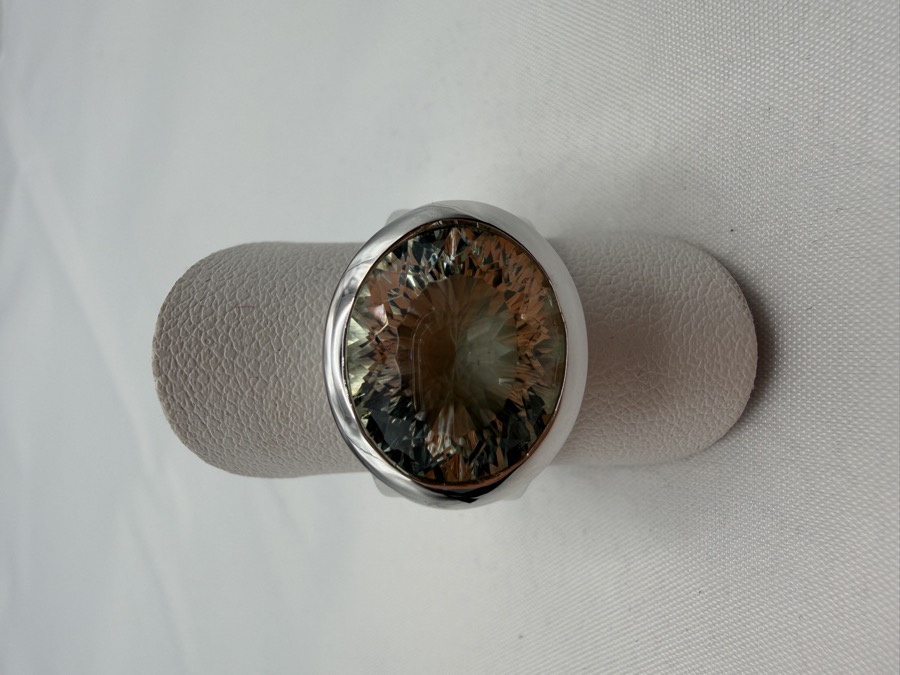 Fritsch Sterling Ring Silber 925 mit Green Amethyst